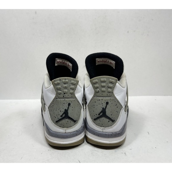Nike Jordan‎ 4 White Cement Men\'s Size 9.5 2012 308497-103 Shoes Sneakers main image 8